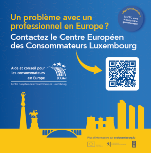 Exposition sur les droits des consommateurs à la Gare de Luxembourg