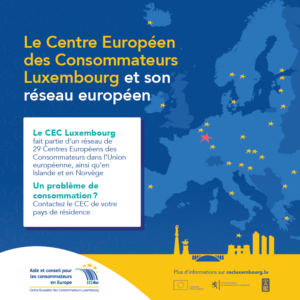Exposition sur les droits des consommateurs à la Gare de Luxembourg