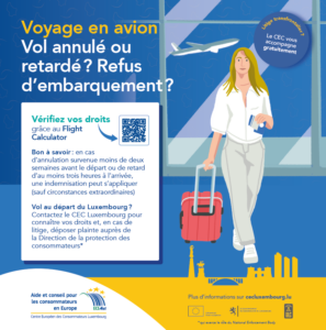 Exposition sur les droits des consommateurs à la Gare de Luxembourg