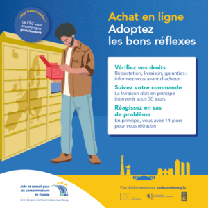 Exposition sur les droits des consommateurs à la Gare de Luxembourg